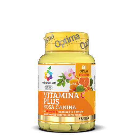 Vitamin C Plus with Rosehip 60 tablets OPTIMA NATURALS