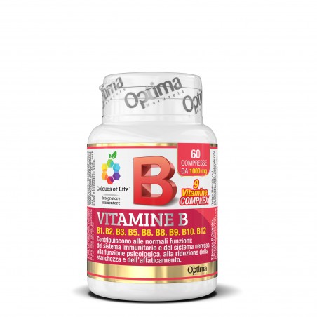 Vitamins B COMPLEX 60 tablets OPTIMA NATURALS