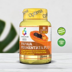 Papaya Plus Fermented 60 tablets OPTIMA NATURALS