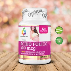 Folic acid 120 tablets OPTIMA NATURALS