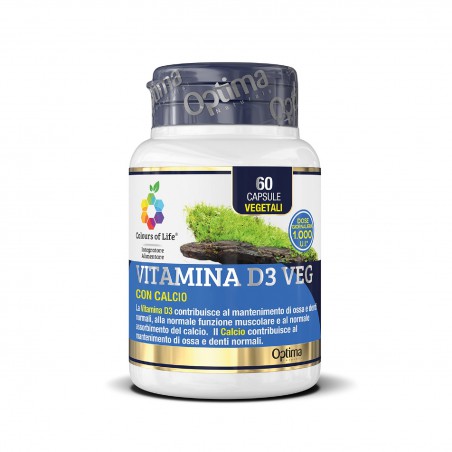 Vitamin D3 VEG 60 tablets OPTIMA NATURALS