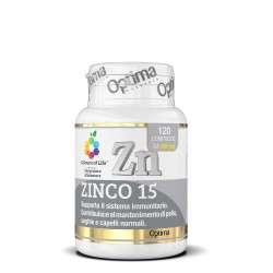 Zinc 15 120 tablets OPTIMA NATURALS