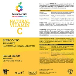 Natural Vitamina C siero viso 30 ml