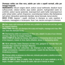 Shampoo solido con estratto di Aloe Vera