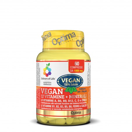 Vegan 12 vitamine + 3 minerali