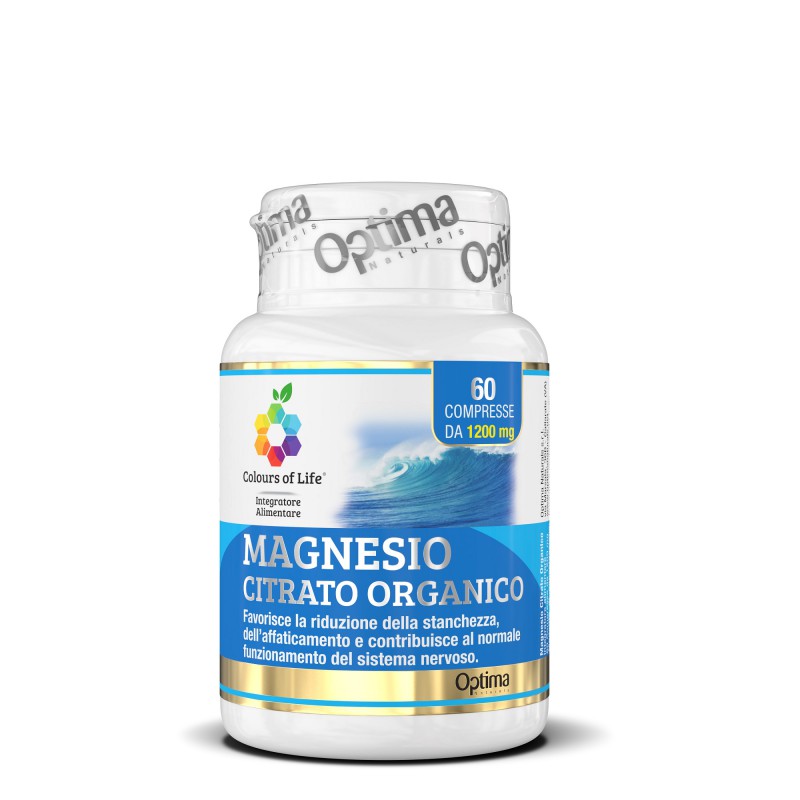 Organic Magnesium Citrate 60 tablets OPTIMA NATURALS