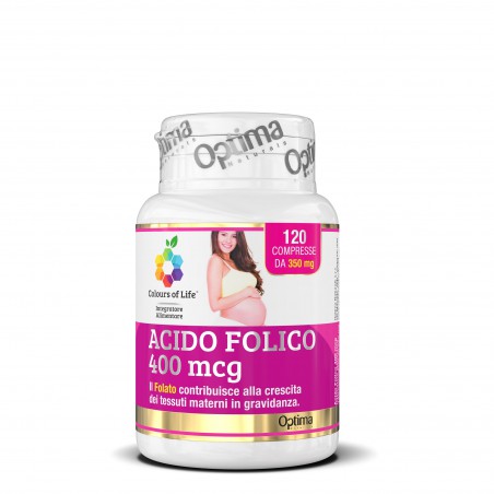 Folic acid 120 tablets OPTIMA NATURALS